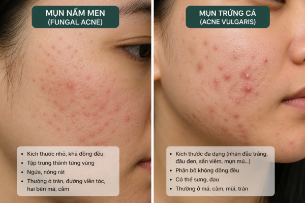 Mụn Nấm Men (Fungal Acne) Là Gì? Nguyên Nhân, Dấu Hiệu Nhận Biết Và Cách Điều Trị Hiệu Quả